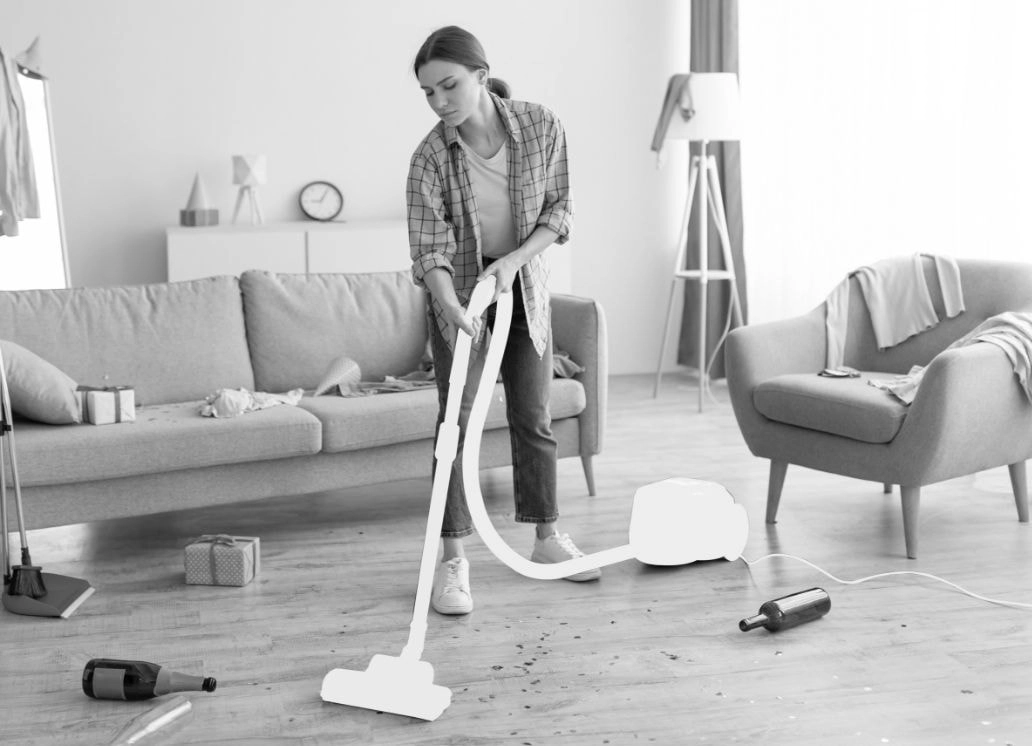 Kiedy zamiatasz podłogę…